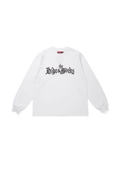 The H&S L/S Tee (WHITE) / 西浦徹 コラボ ロンT