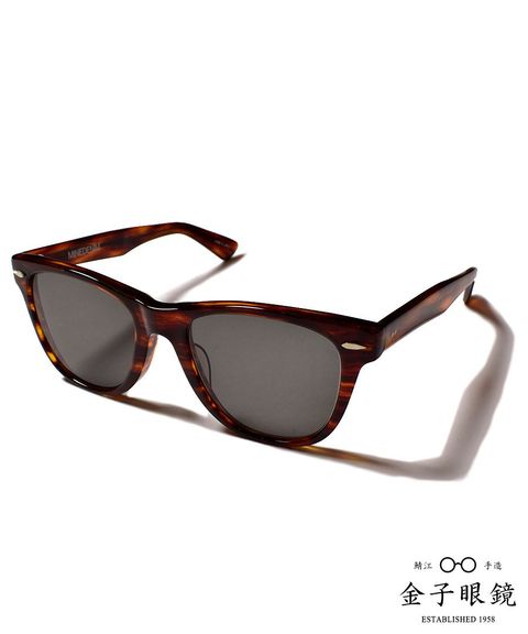 Wellington Type.01 Sunglasses (DBR) / ×金子眼鏡 ウェリントンタイプ サングラス
