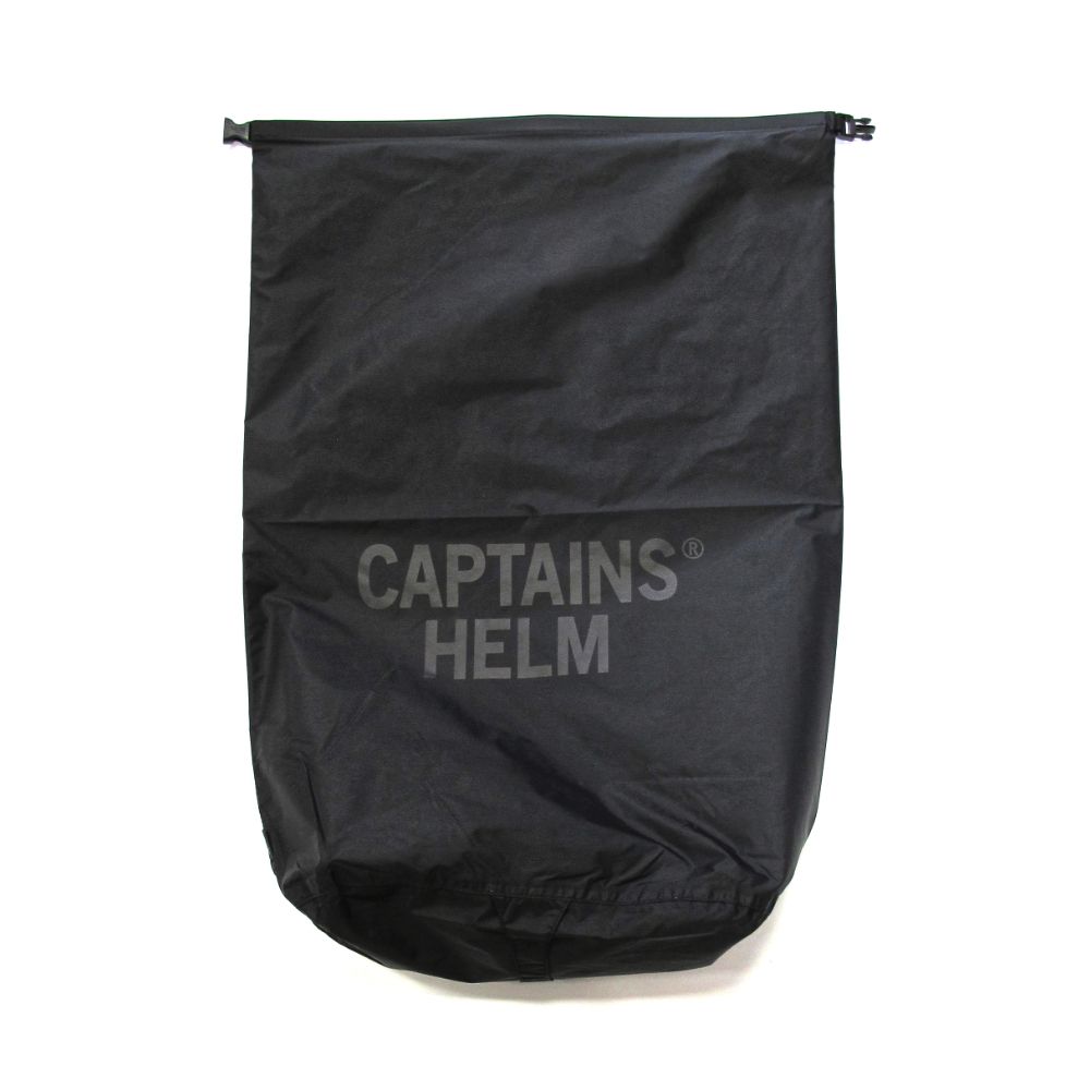 CAPTAINS HELM - DRY BAG -40L (BLACK) / ドライバッグ40L