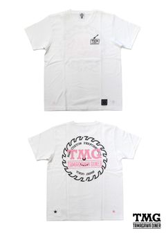 PRINT S/S TEE (WHITE) / ×TAMAGAWA DINER コラボT