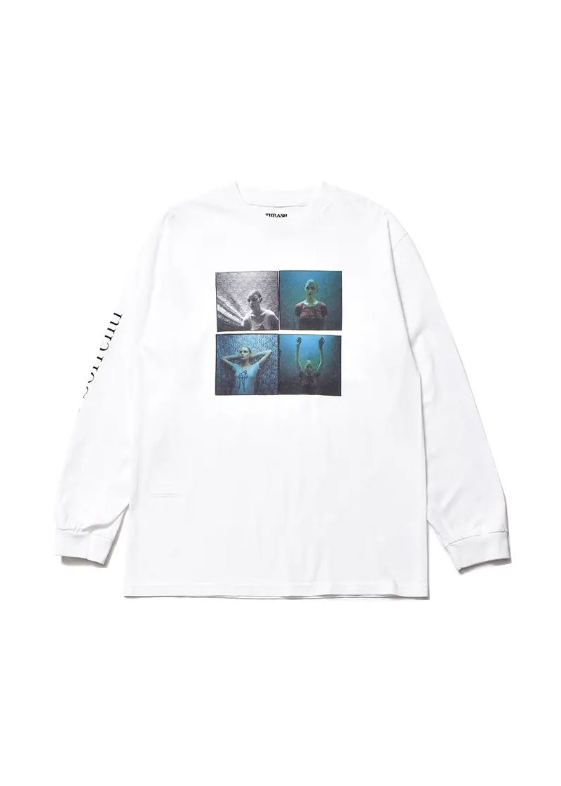 Stie-lo×Davide Sorrenti Amy Lace L/S T-SH (WHITE) / ×ダヴィデ・ソレンティ×スティーロ コラボフォトロンT