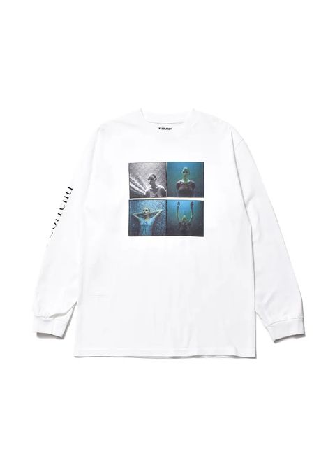 Stie-lo×Davide Sorrenti Amy Lace L/S T-SH (WHITE) / ×ダヴィデ・ソレンティ×スティーロ コラボフォトロンT