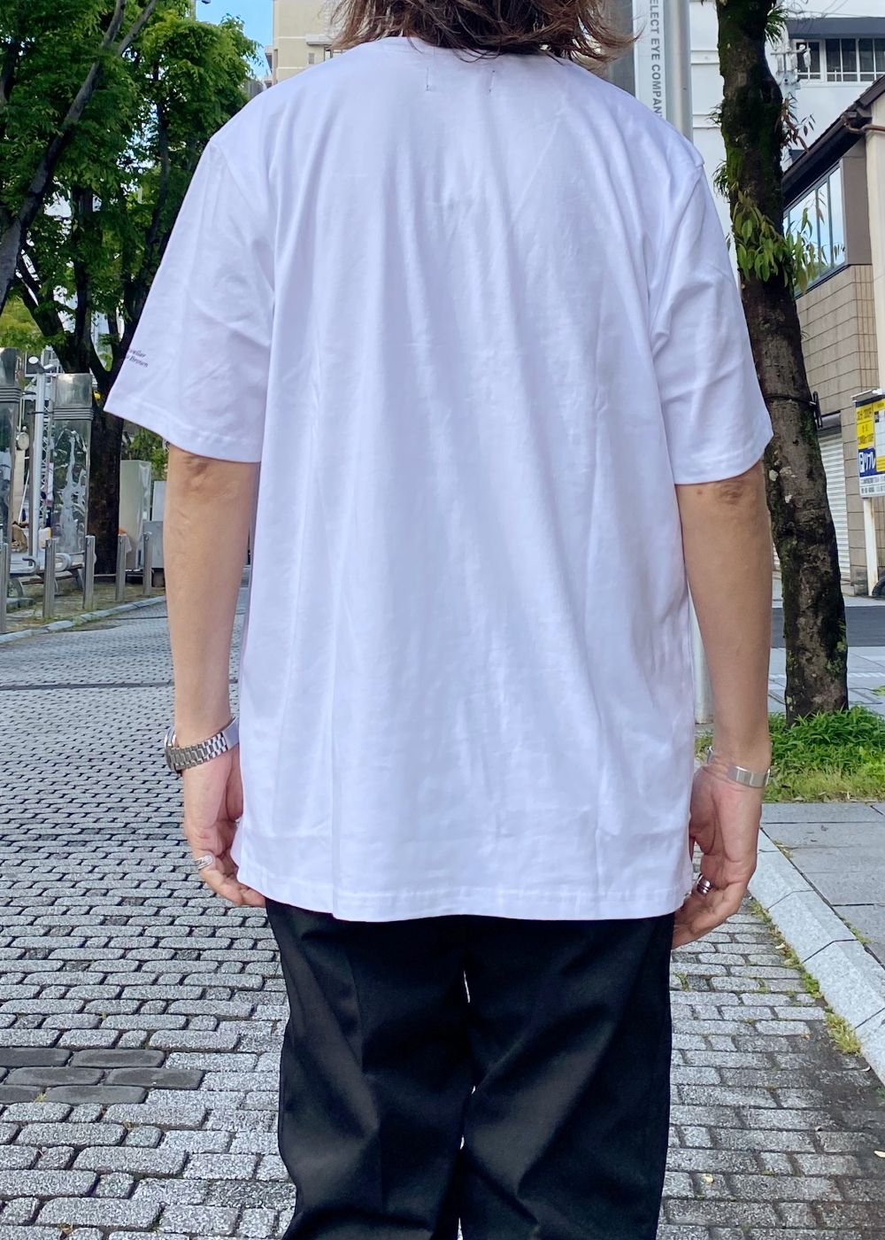 R9 BASIC SS TEE (WHITE) /  オリジナル ロゴプリント Tシャツ