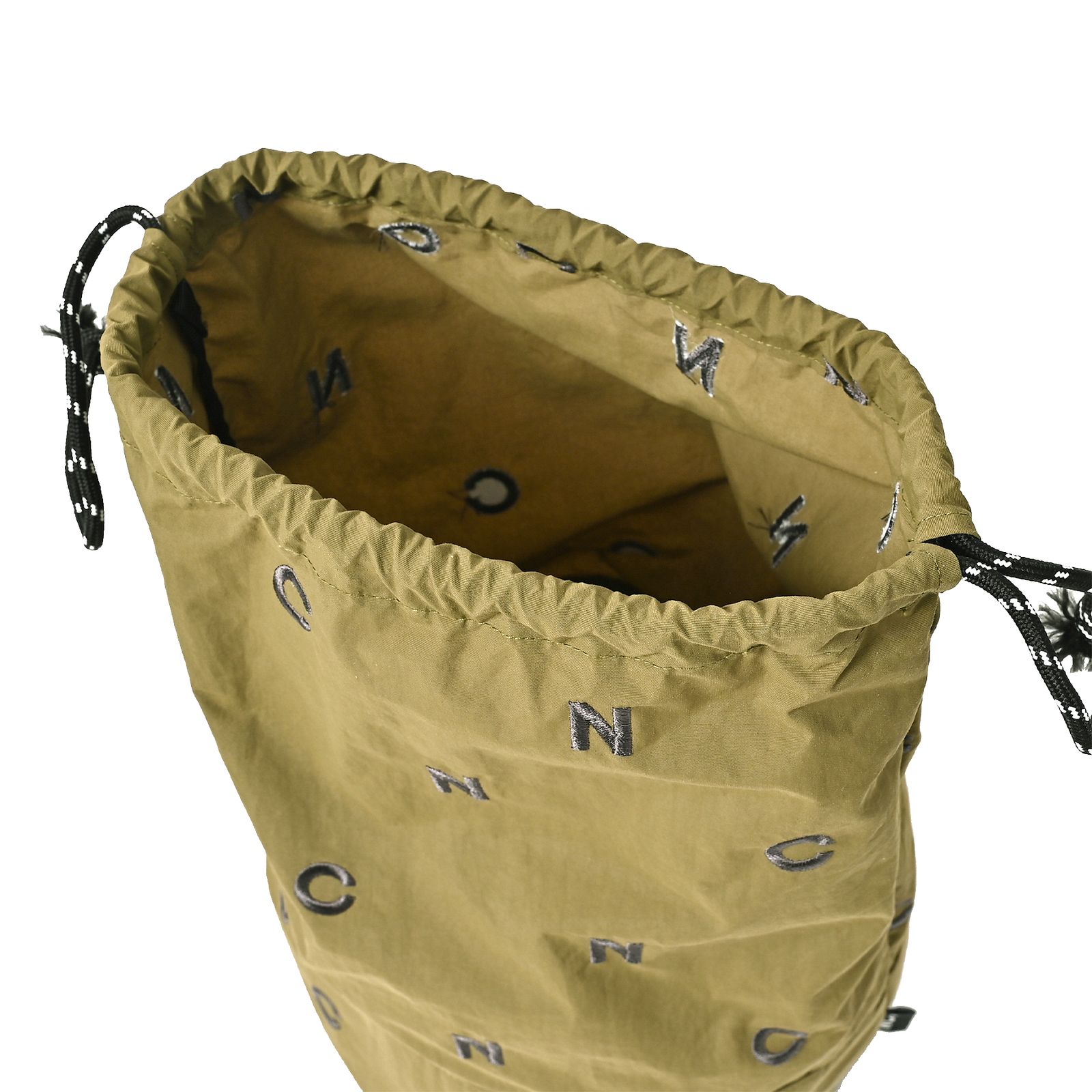 巾着バッグ (KHAKI)