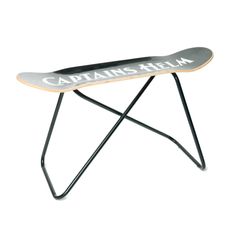 LOGO SK8 CHAIR (BLACK) / スケートボード チェア