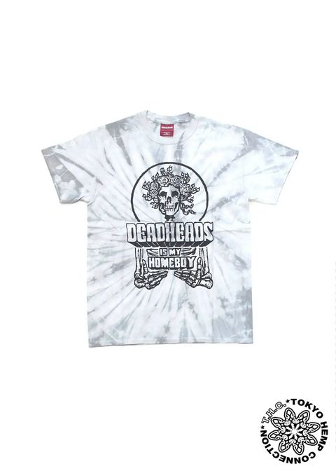 ×THC S/S TEE (TIE DYE GRAY) / TOKYO HEMP CONNECTION コラボタイダイ染めT