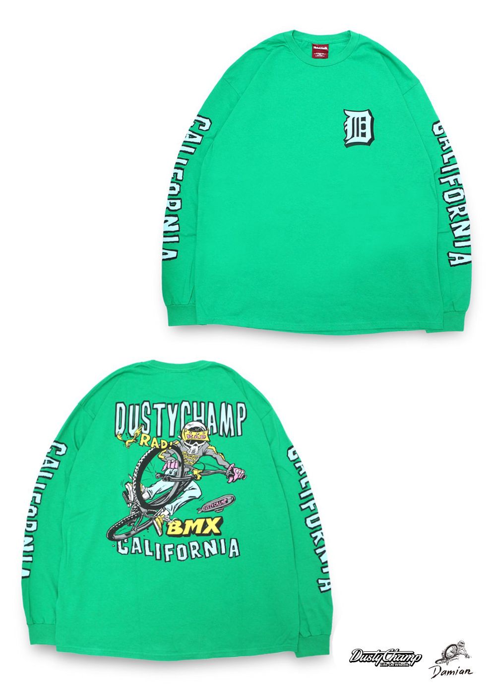 HIDE AND SEEK - 【ラスト1点】DUSTYCHAMP × DamianFulton L/S TEE