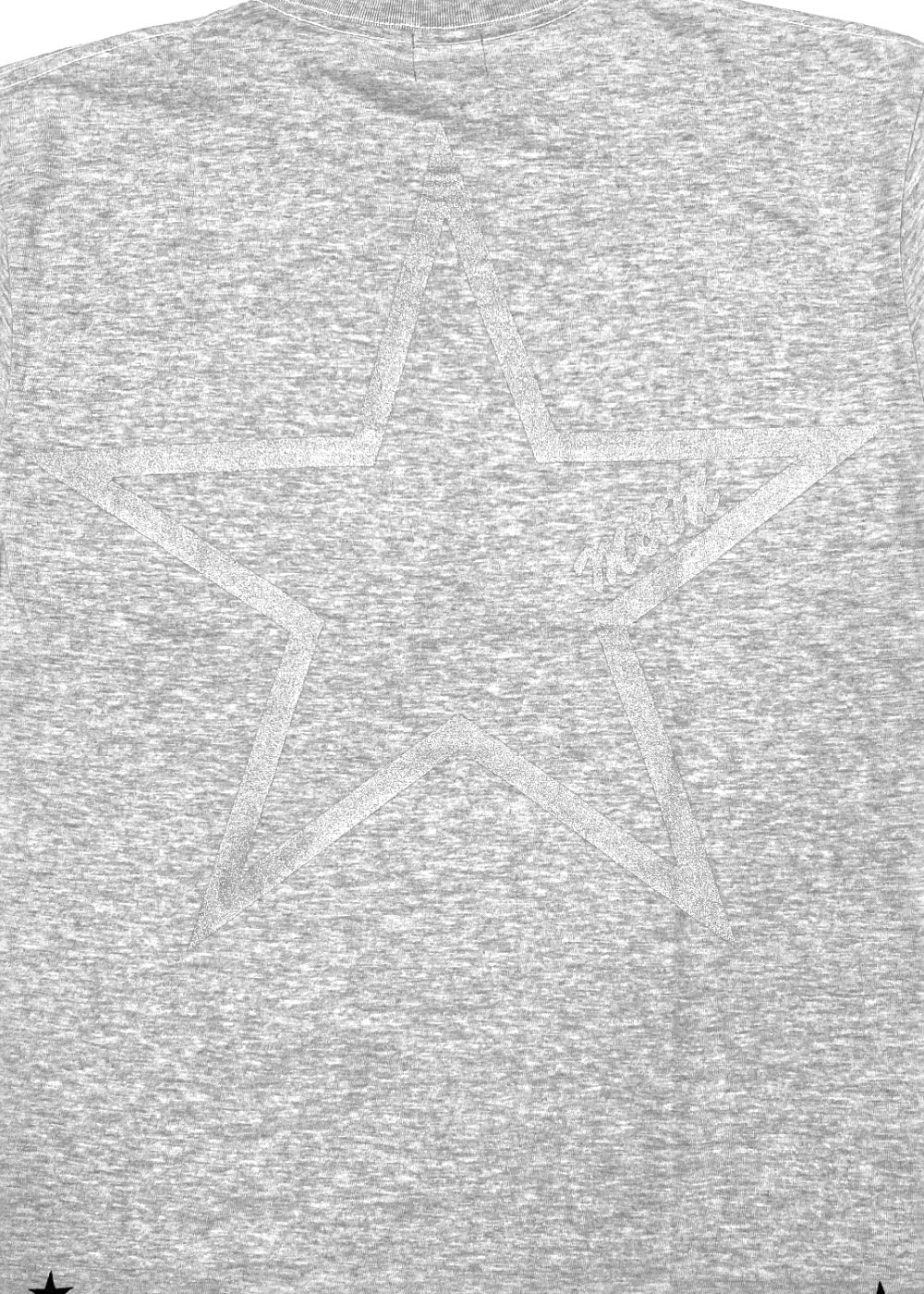 Edge Star Pocket Tee (ASH GRAY) / バックプリント ポケットTシャツ