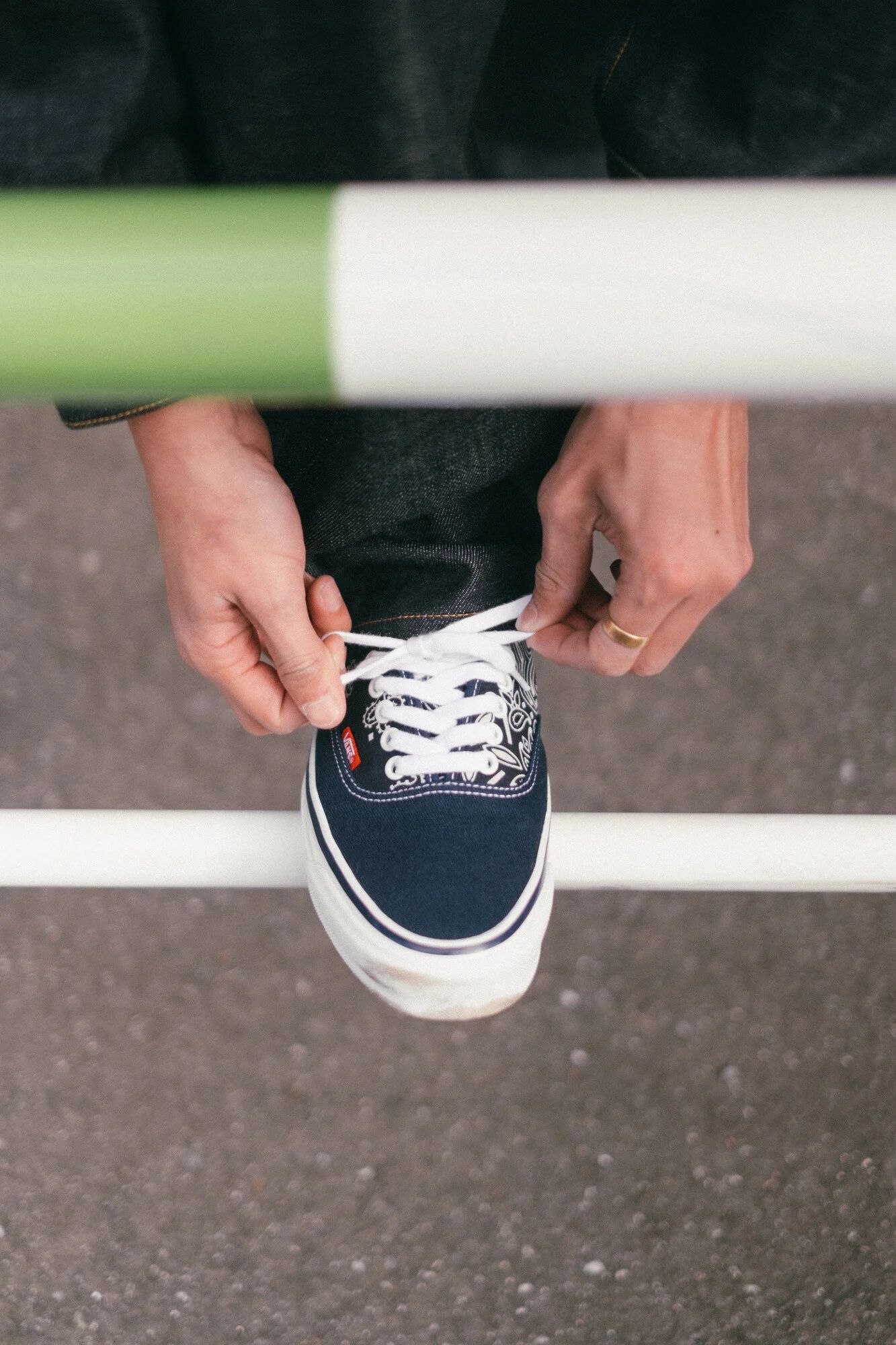 VANS OTW Ex. AUTHENTIC "AUTHENTIC" (NAVY) / ×ヴァンズ コラボ スニーカー (オーセンティック)