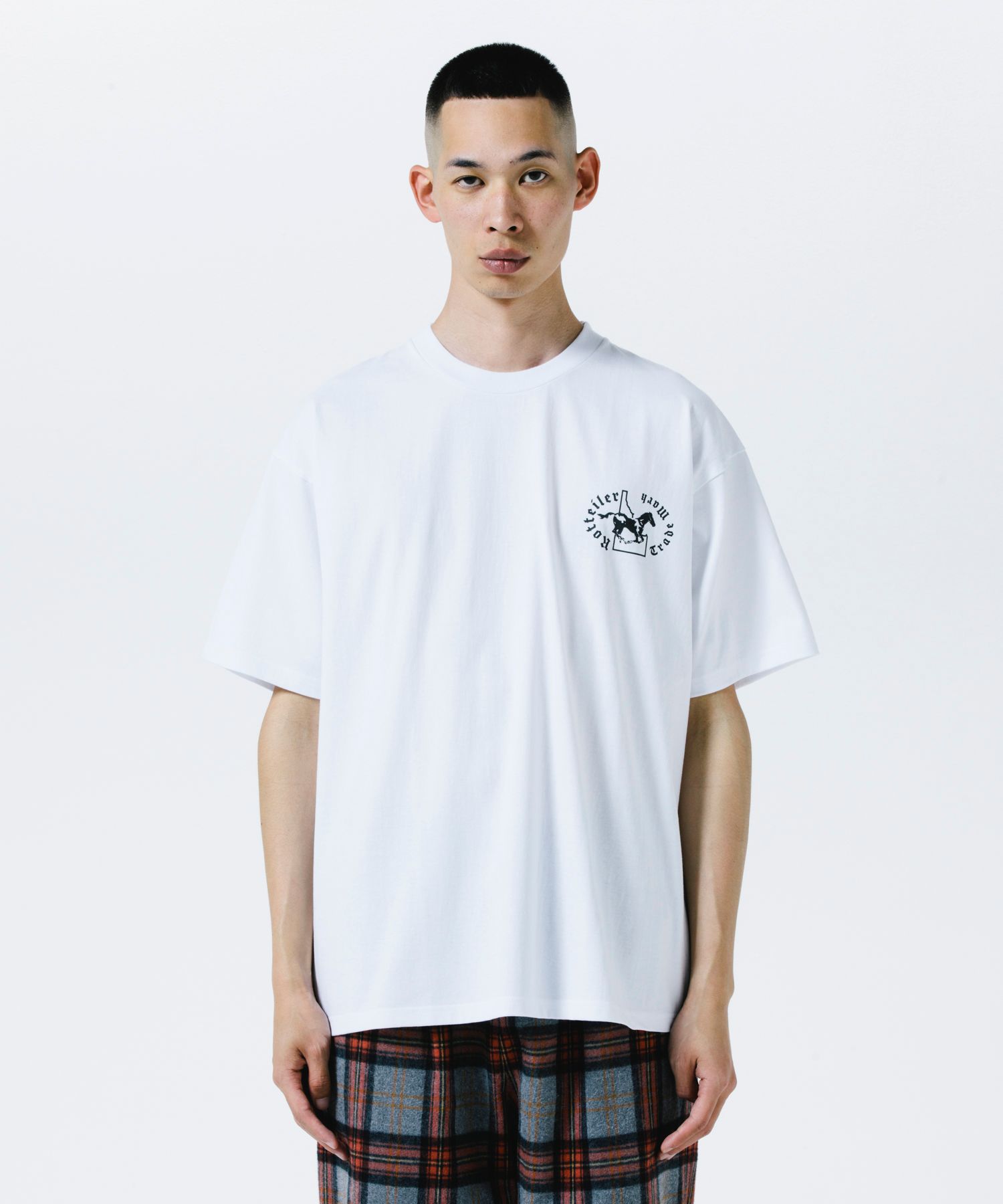HORSE TEE (WHITE) / プリント Tシャツ