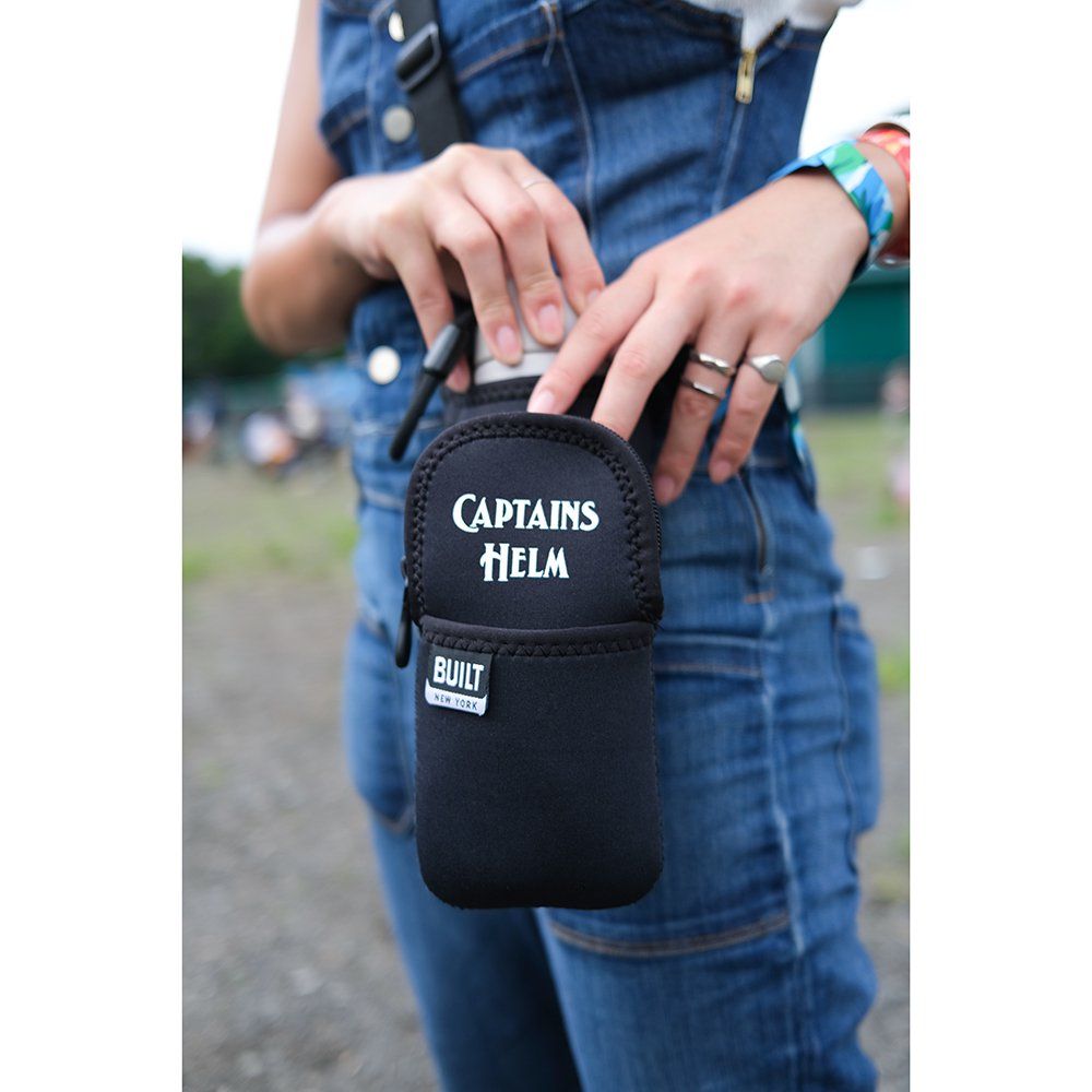 CAPTAINS HELM - ×BUILT MULTI BOTTLE POUCH (BLACK) / ×ビルト マルチ