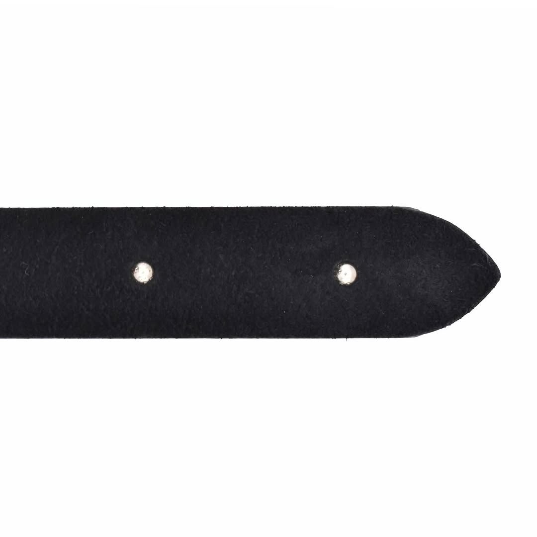 Suede Leather Belt (BLK)  / スウェード レザーベルト