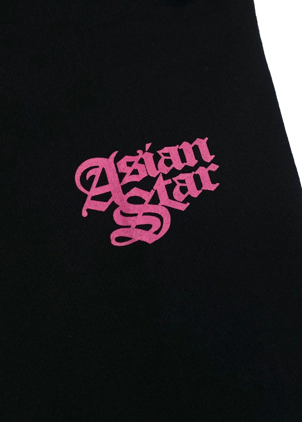 × ASIAN STAR SLOW&SEXY Hooded Sweat Shirt (BLACK/PINK) / エイジアンスター コラボ スウェット パーカー