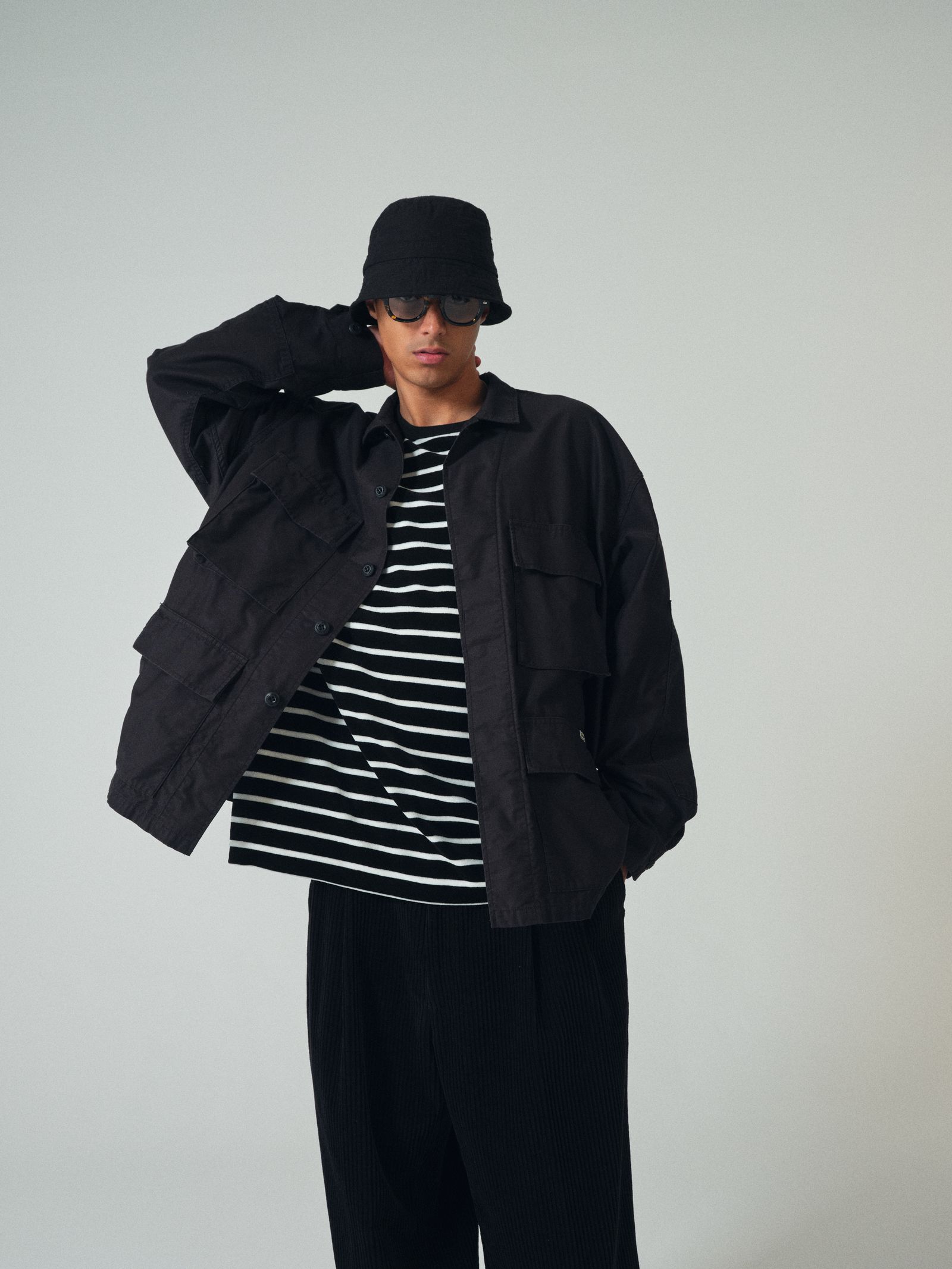 COOTIE PRODUCTIONS - 【ラスト1点】BACK SATIN BDU JACKET (BLACK ...