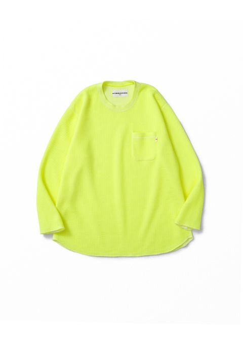 THERMAL SHIRT (YELLOW) / サーマル カットソー
