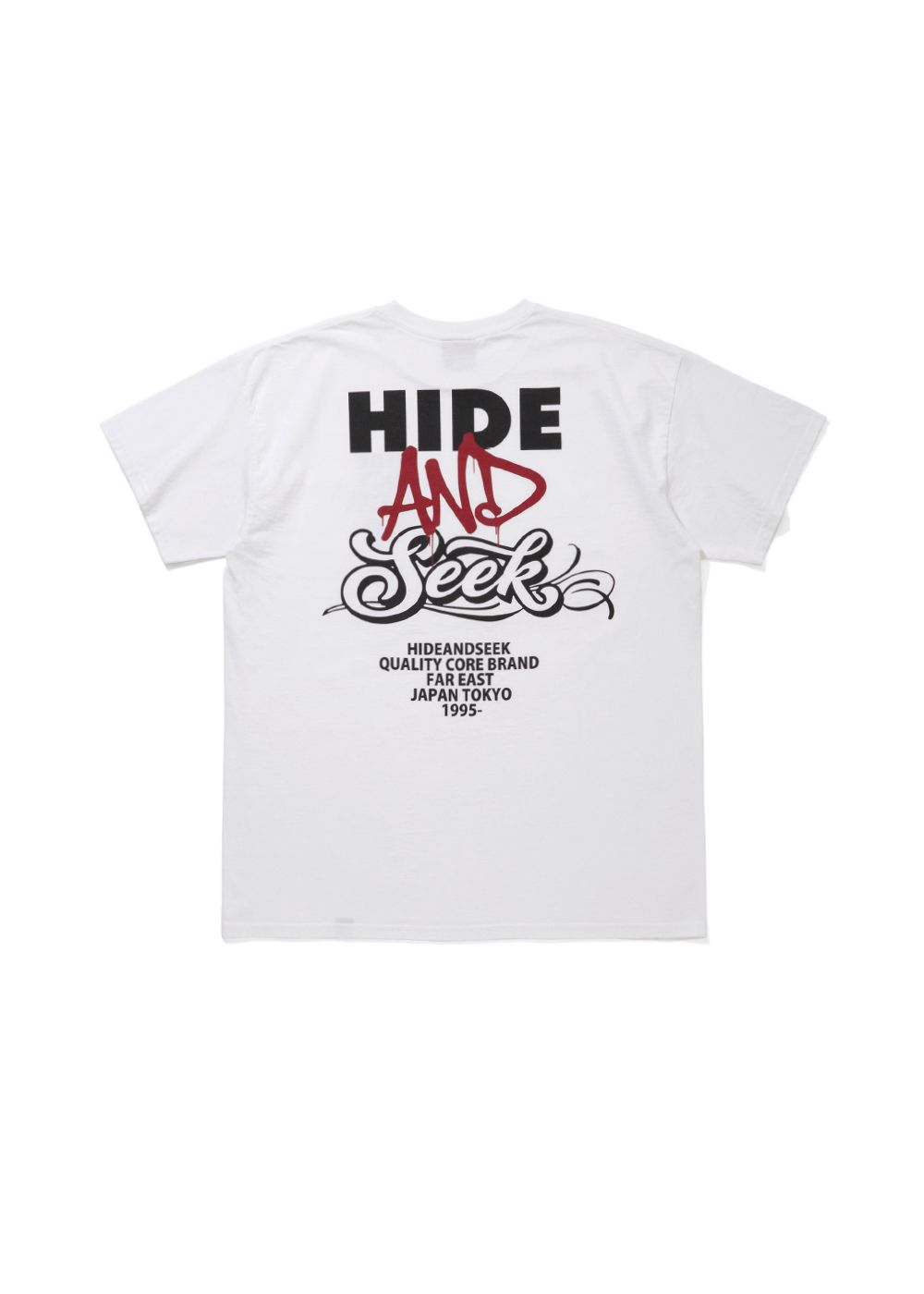 AND S/S Tee (WHITE) / ロゴ プリントTee