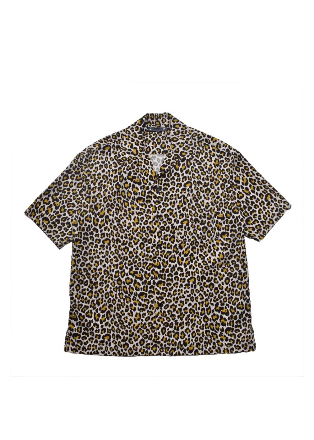 Leopard Print Flanne S.S Open Collar SH (BRT) / オリジナル レオパード アロハシャツ