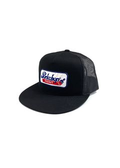 PCP WAPPEN MESH CAP (BLACK) / ワッペン メッシュ キャップ