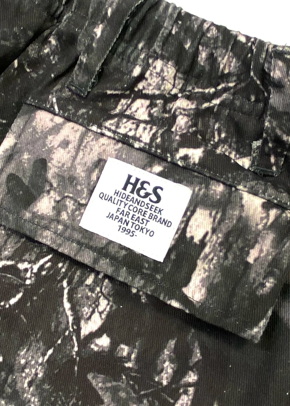 6P Camo Track Pant (BLACK CAMO) / オリジナル カモフラージュ カーゴ パンツ / セットアップ可能