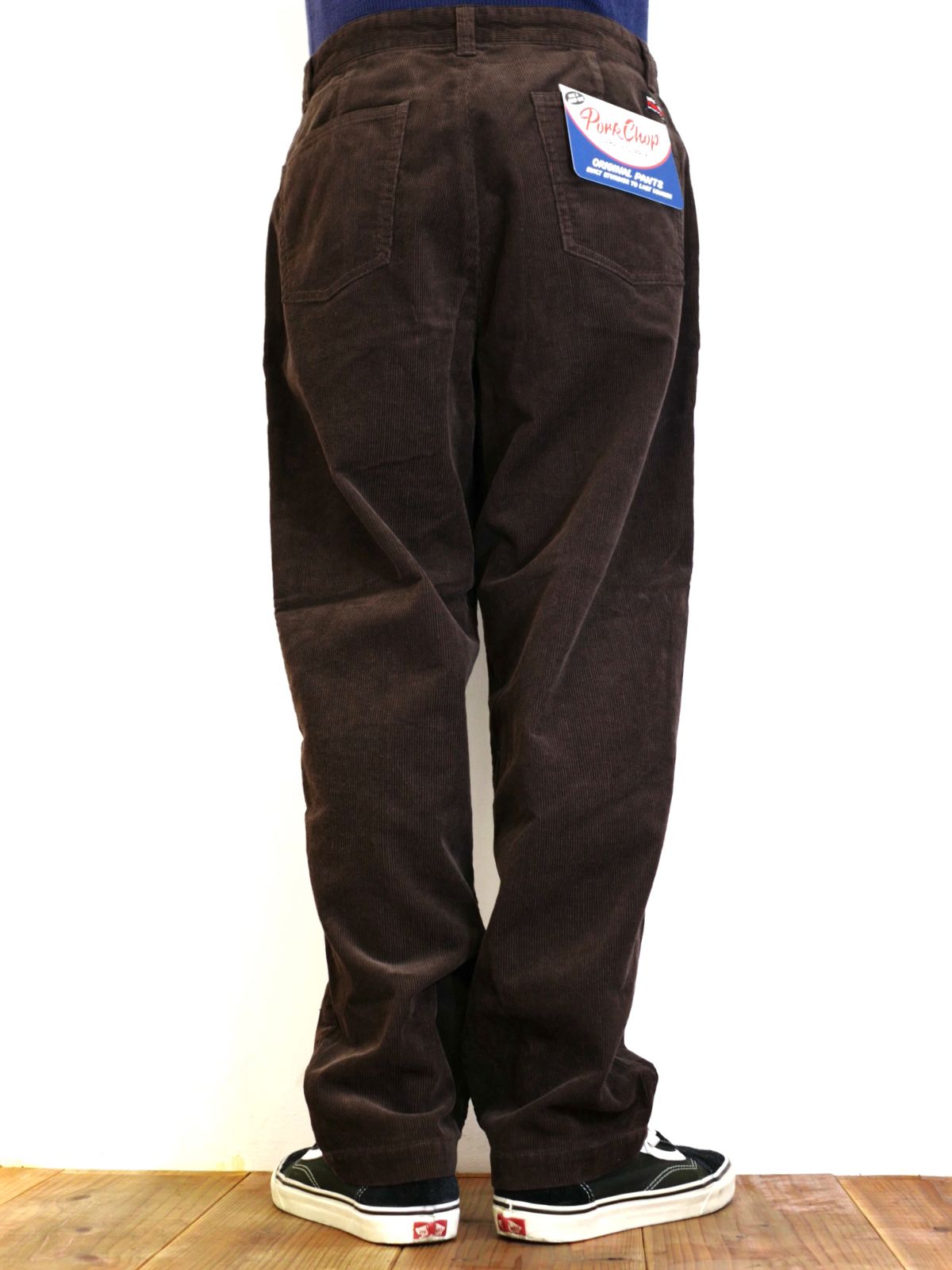 PORKCHOP - 【ラスト1点】LOOSE FIT CORDUROY PANTS (BROWN