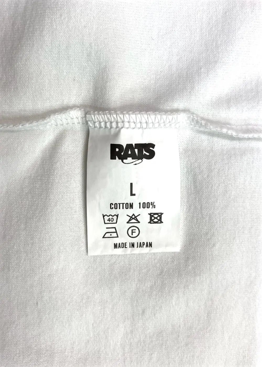 TRIM TEE (WHITE) / トリム Tシャツ