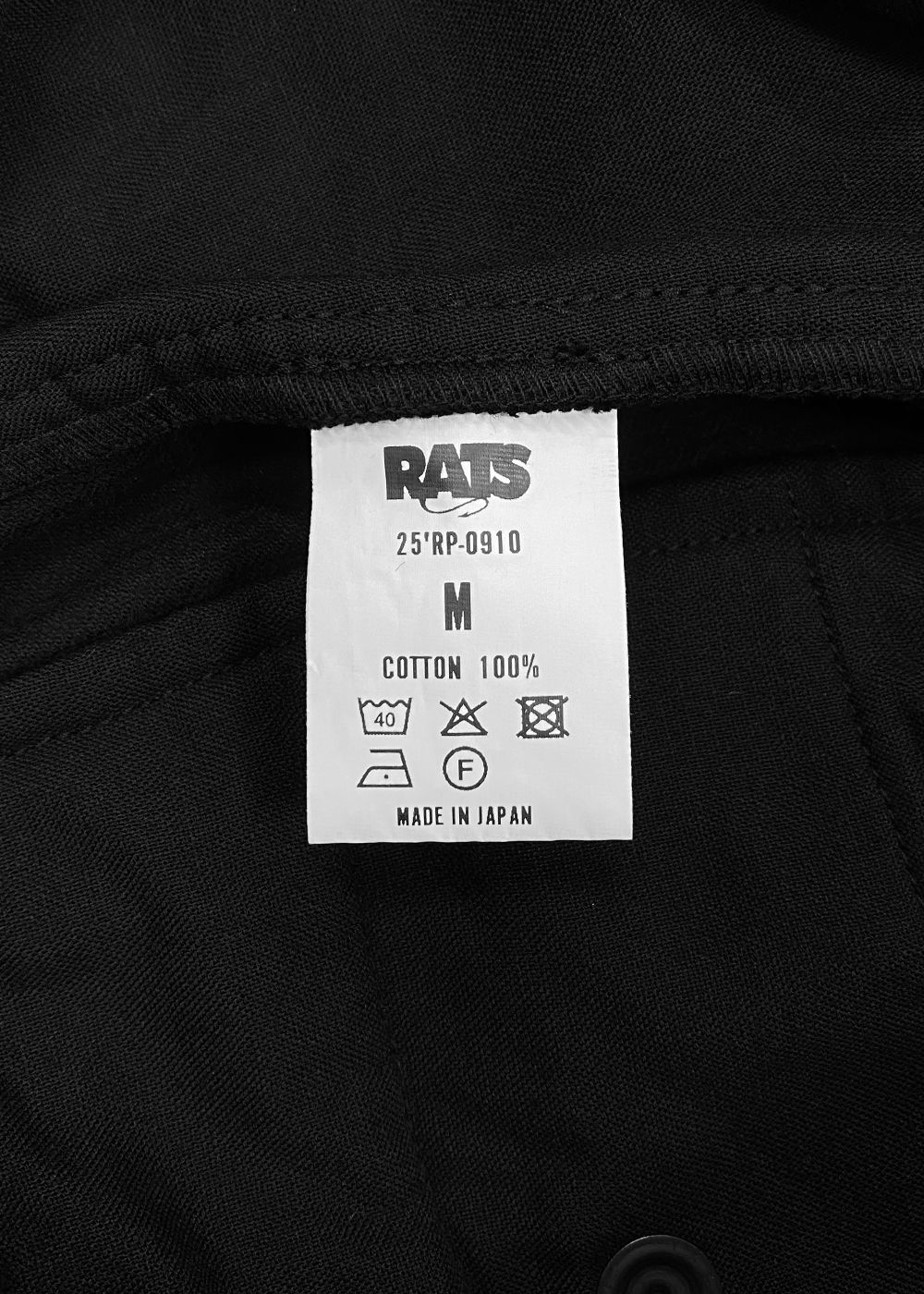 【ラスト1点】CORDUROY EASY PANTS (BLACK) / コーデュロイ イージー パンツ