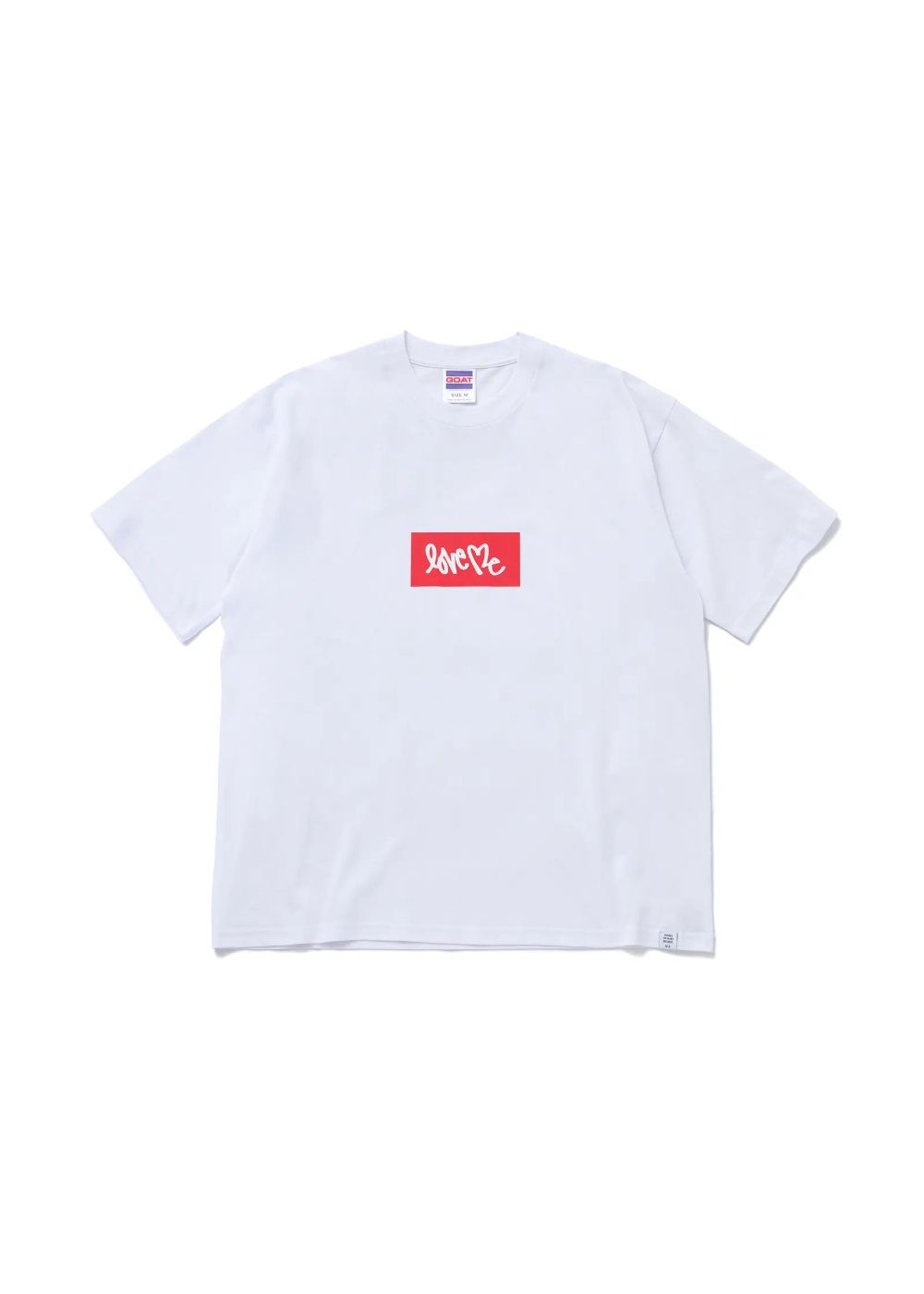 S/S LOVE ME LOGO TEE "HARBOUR" (WHITE) / カーティス・クリグ コラボ Tee