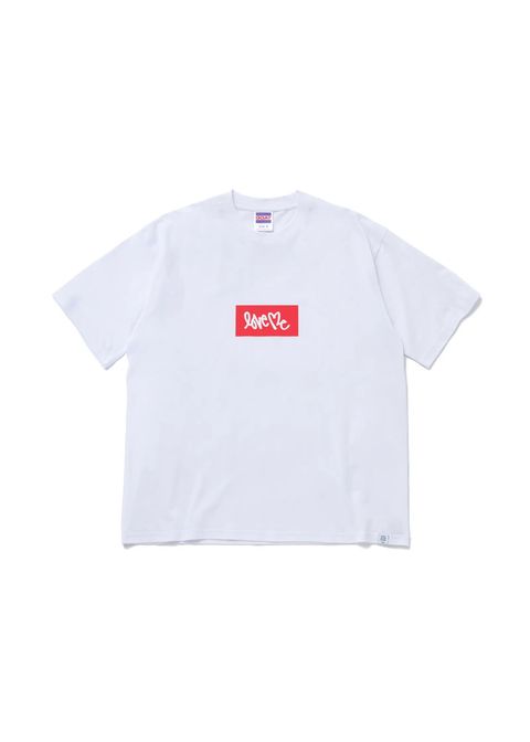 S/S LOVE ME LOGO TEE "HARBOUR" (WHITE) / カーティス・クリグ コラボ Tee