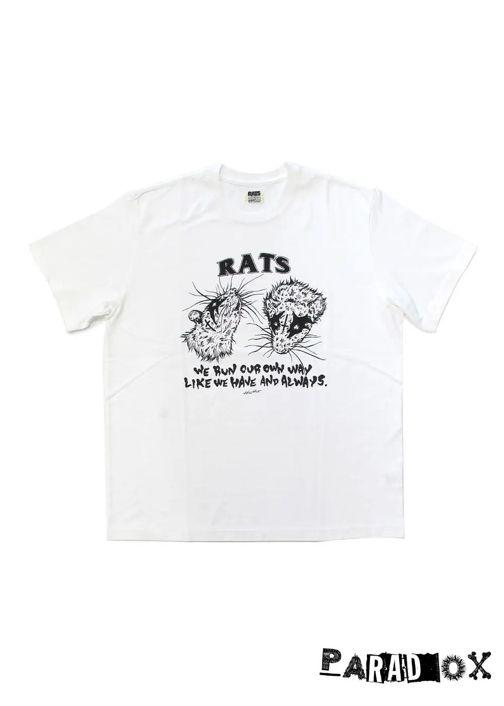 ×Hirotton TEE "OUR OWN WAY" (WHITE) / ×ヒロットン コラボT