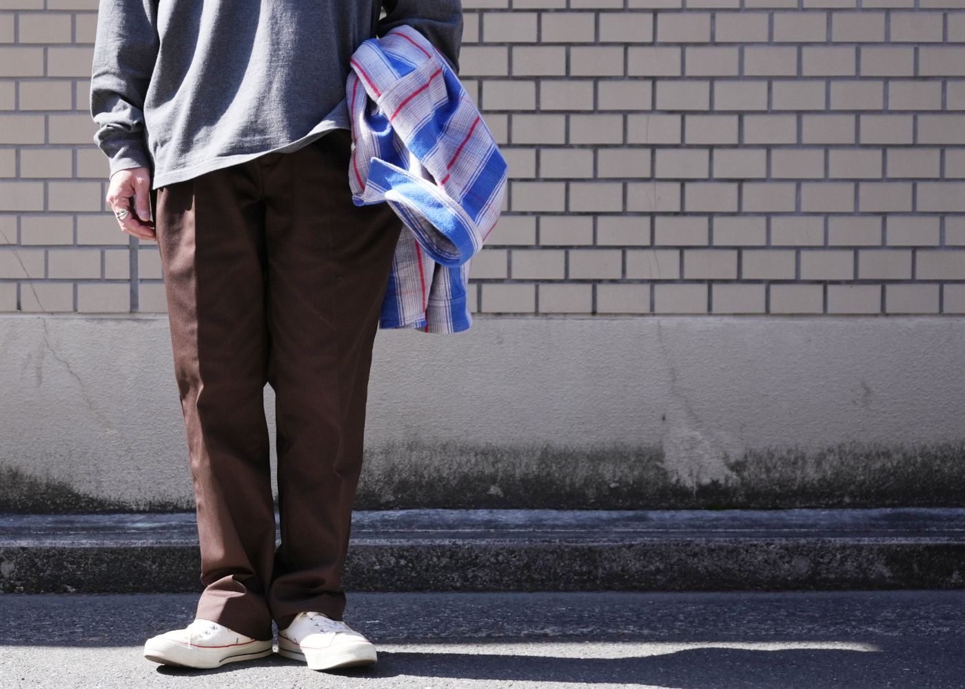 BEDWIN & RATS / SPRING CHECK SHIRT STYLE