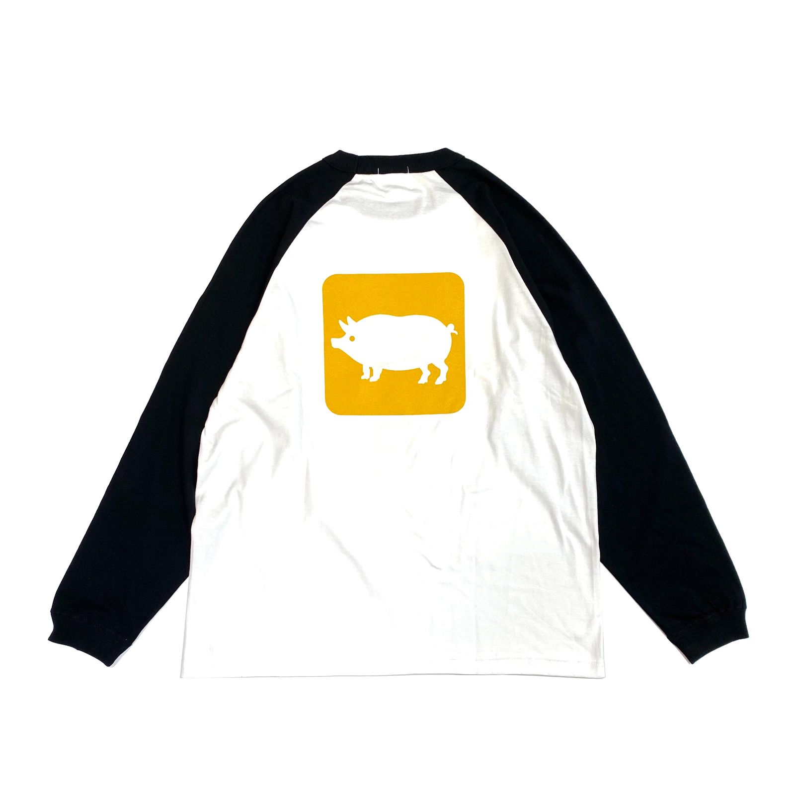 CYOW RAGLAN L/S TEE (YELLOW×BLACK) / ラグラン ロングスリーブ Tシャツ