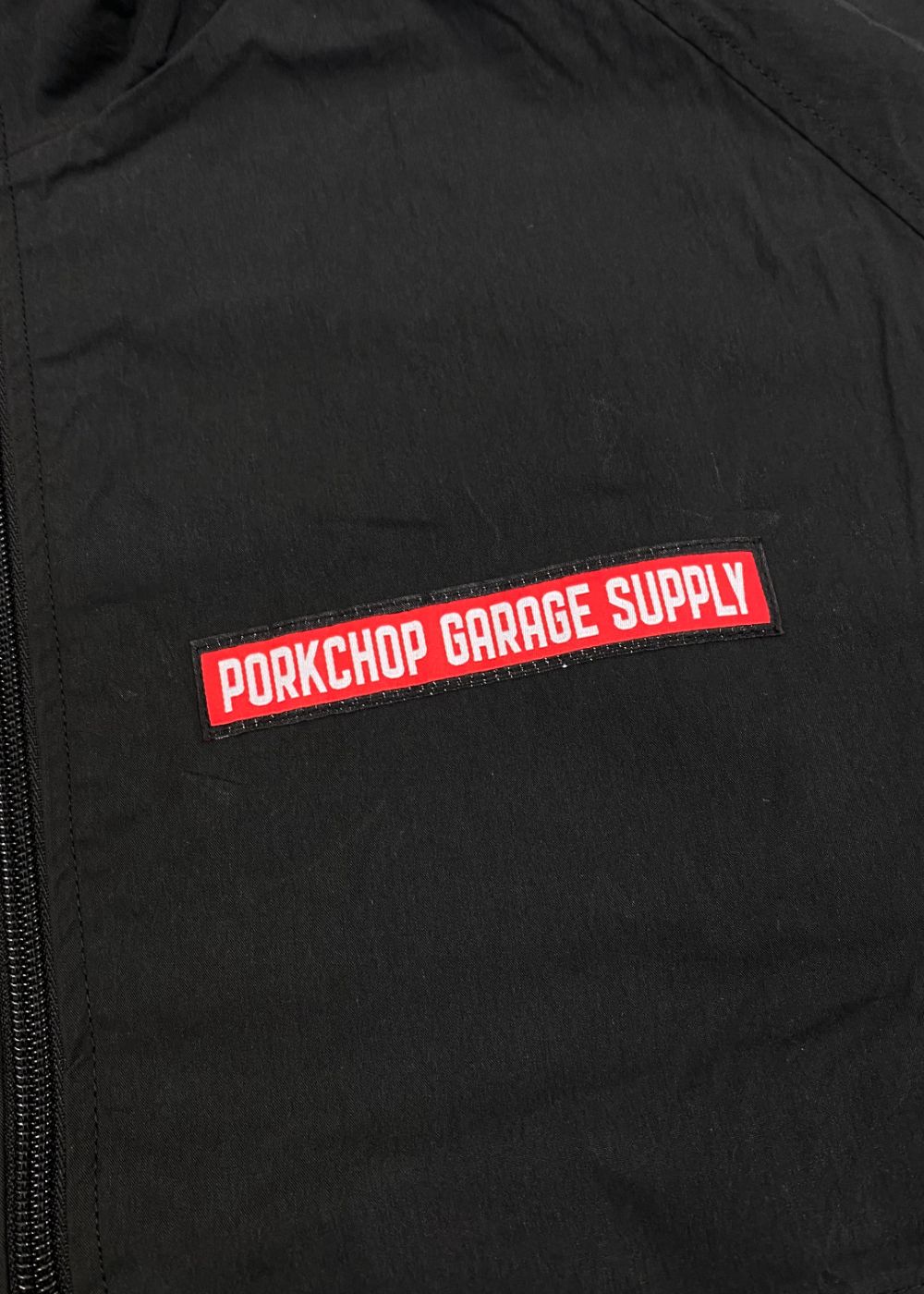 BAR&SHIELD TRACK JKT (BLACK) / バー&シールド ナイロン トラック ジャケット