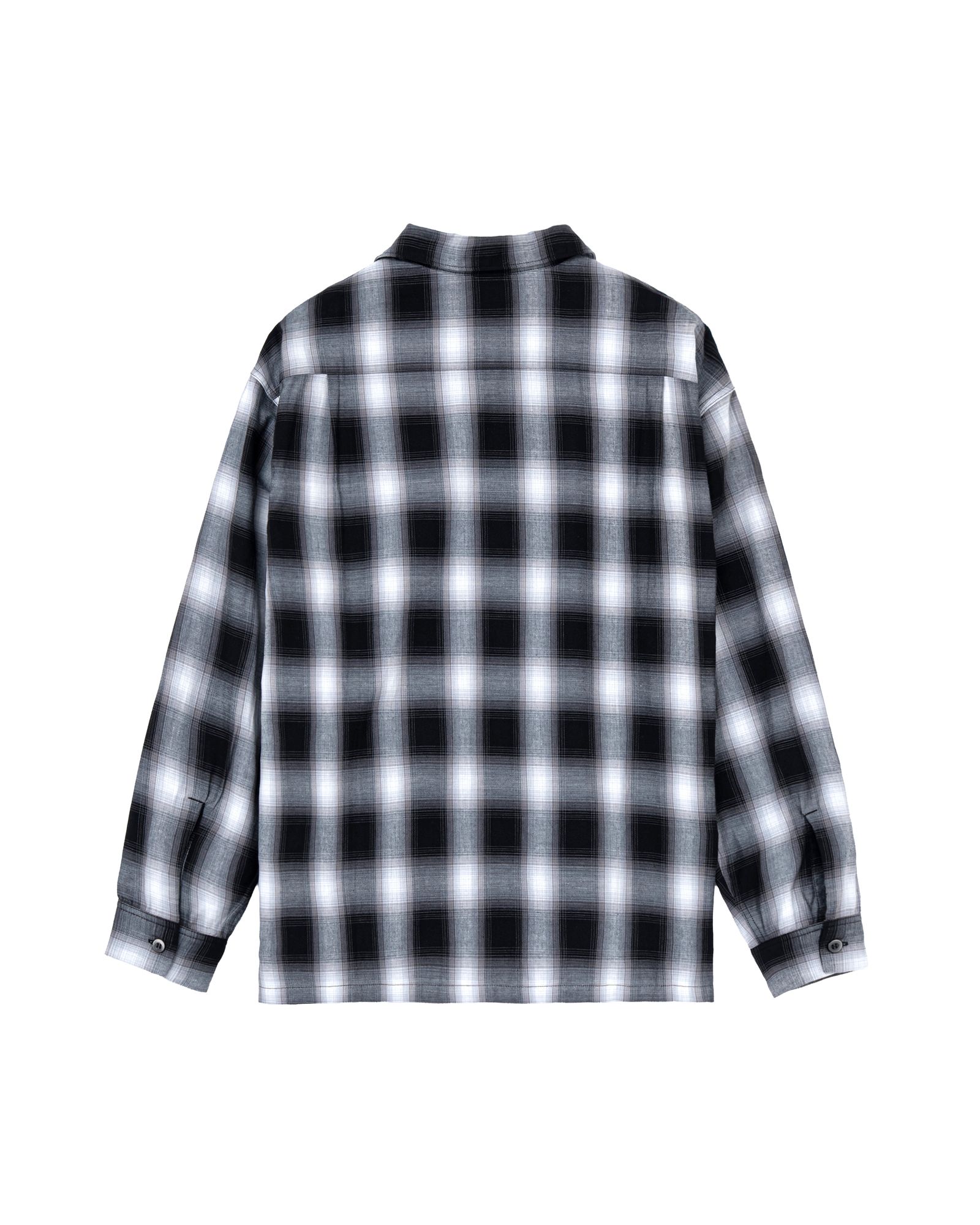 FIVE BROTHER Ex. L/S CHECK SHIRT "VIN" (GRAY) / ファイブ ブラザー コラボ チェック シャ