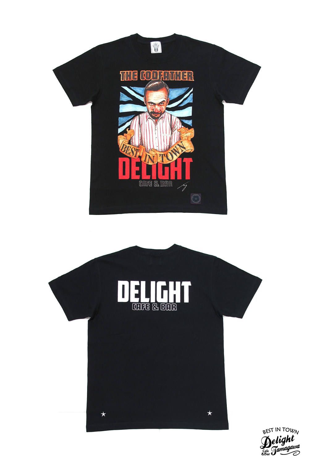 M&M CUSTOM PERFORMANCE - PRINT S/S TEE (BLACK) / CAFE&BAR DELIGHT