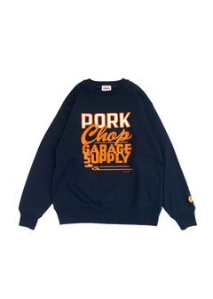 MASA SCULP SWEAT B (NAVY) / マサスカルプ コラボ クルーネックスウェット
