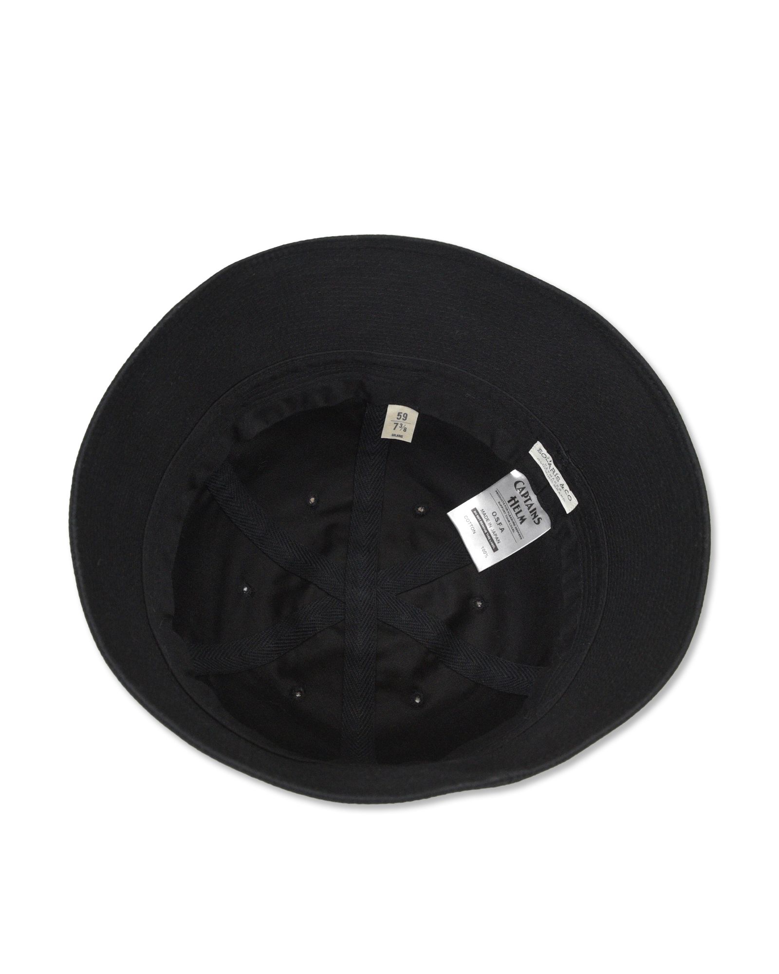 【ラスト1点】× SOLARIS&CO. SHEPHERD (BLACK) / ソラリス&コー コラボ セーラー ハット