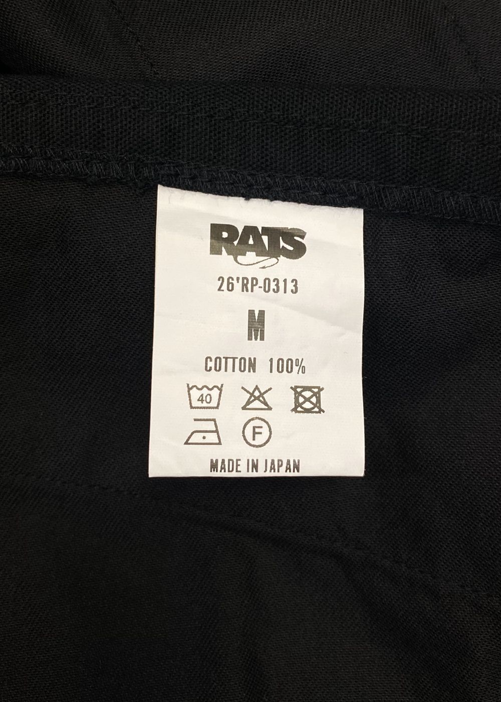 COTTON EASY PANTS (BLACK) / コットン イージー パンツ