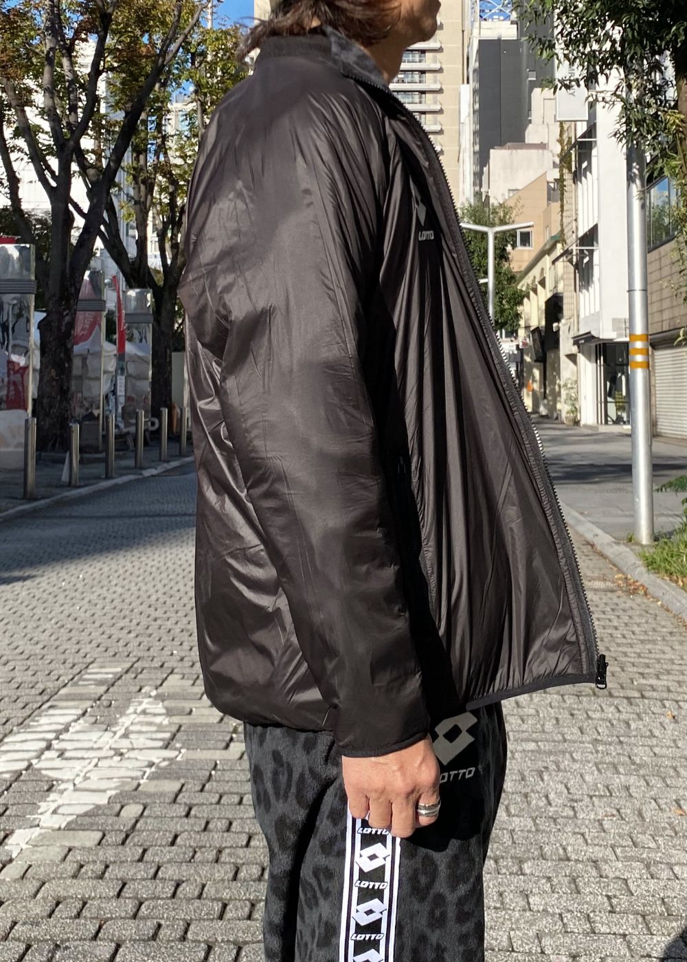【LOTTO × BUENA VISTA】Boa fleece jacket (GRAY) / ロット コラボ セットアップ フリース ジャケット