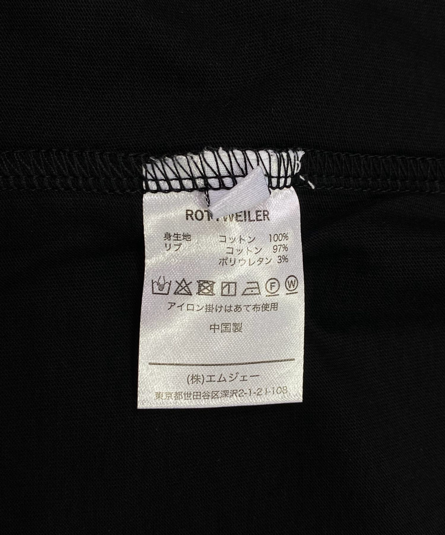 【ラスト1点】R9 PHOTO LS TEE (BLACK) /  オリジナル フォトプリント Tシャツ