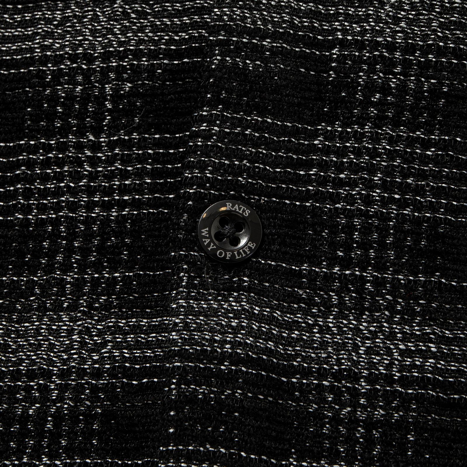 OMBRE CHECK SHIRT (BLACK×GRAY CHECK) / オンブレチェック シャツ
