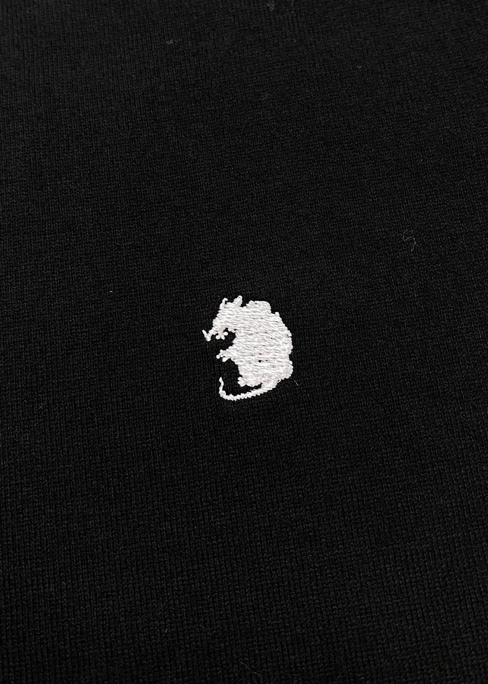 EMBLEM LOGO L/S TEE (BLACK) / エンブレム ロング Tシャツ