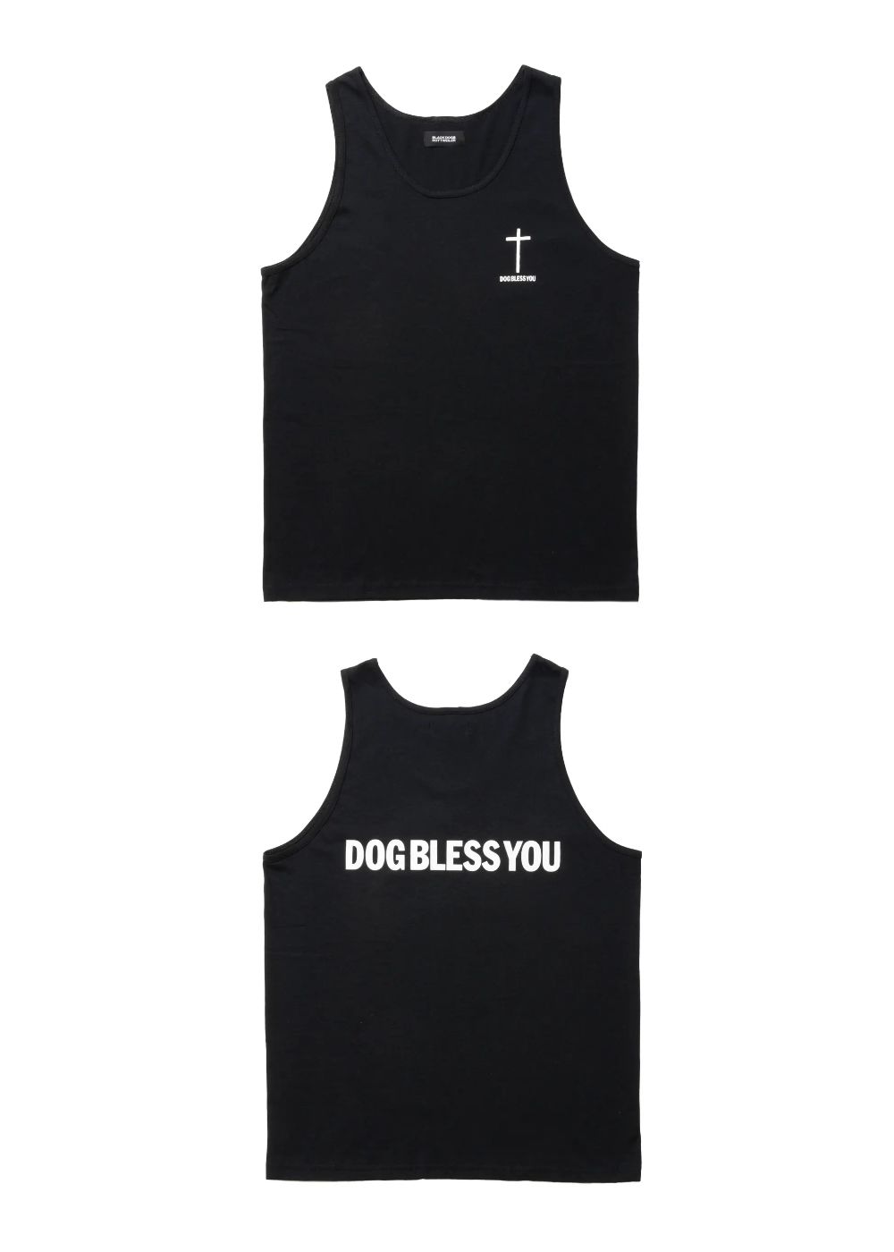 D.B TANKTOP (BLACK) / プリント タンクトップ