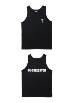 D.B TANKTOP (BLACK) / プリント タンクトップ