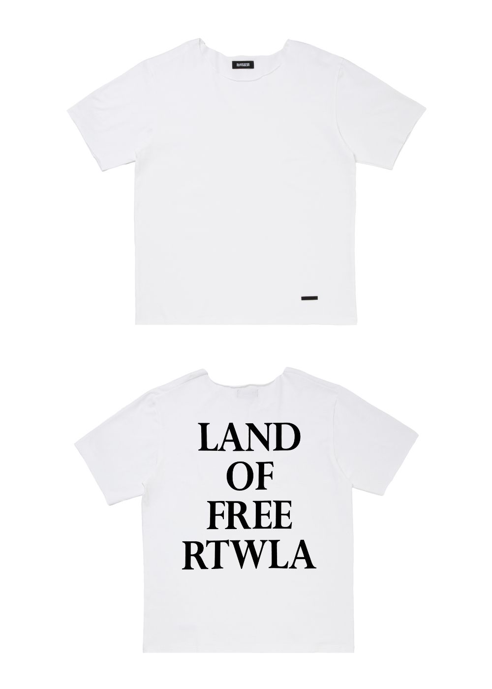 R9 LAND CUTOFF TEE (WHITE) /  オリジナル カットオフ Tシャツ