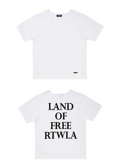 R9 LAND CUTOFF TEE (WHITE) /  オリジナル カットオフ Tシャツ