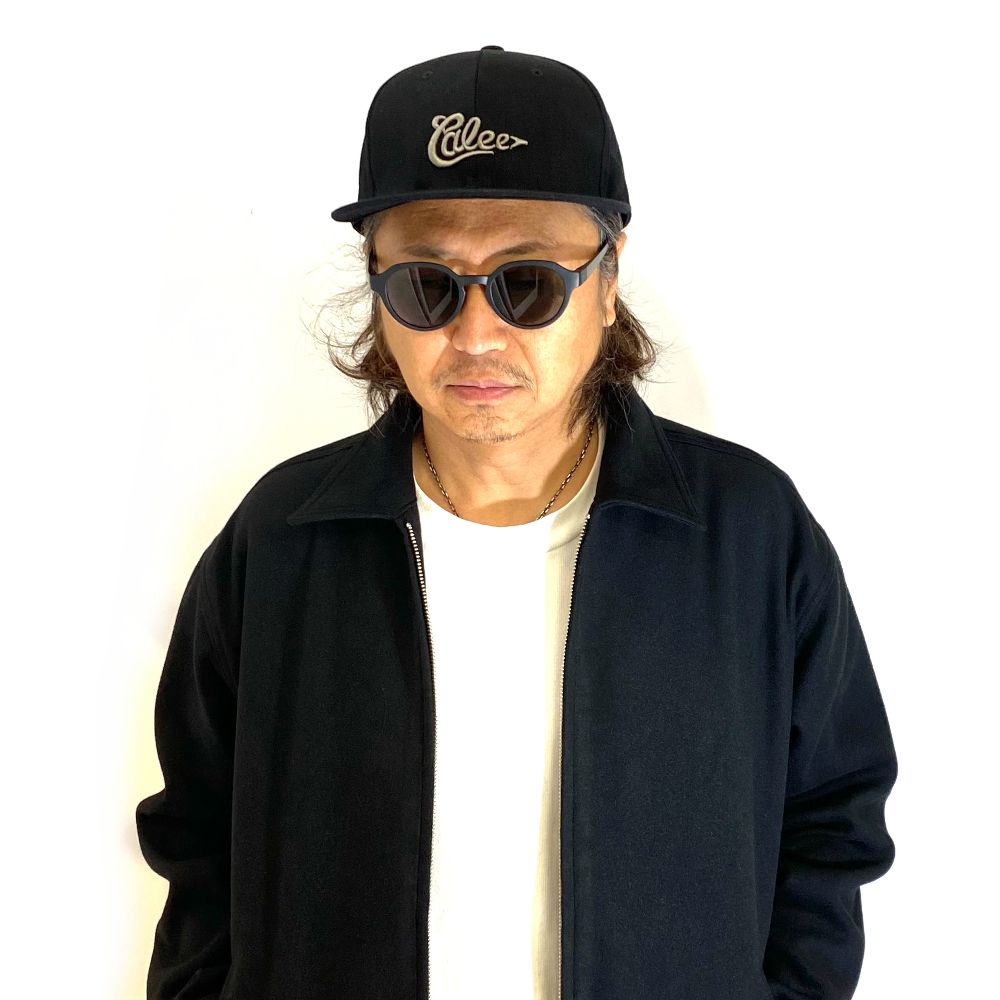 CALEE - CALEE LOGO TWILL CAP (BLACK) / オリジナル ロゴ刺繍 CALEE - CALEE LOGO TWILL CAP (BLACK) / オリジナル ロゴ刺繍
