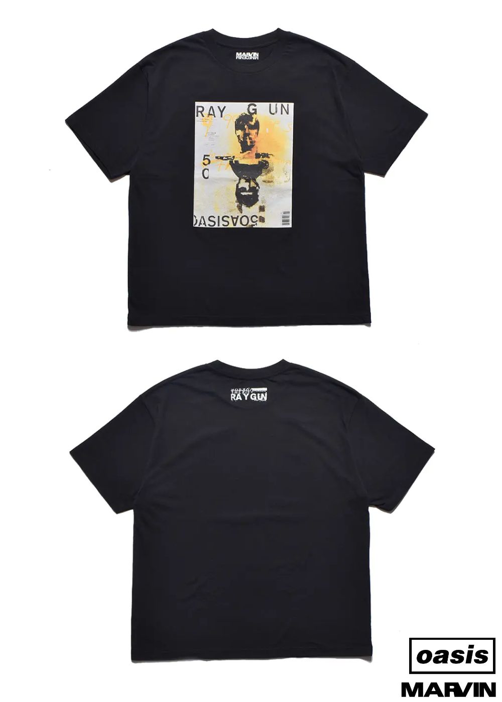 × MARVIN T-SH (OASIS) (BLACK) / マーヴィン コラボ Tシャツ