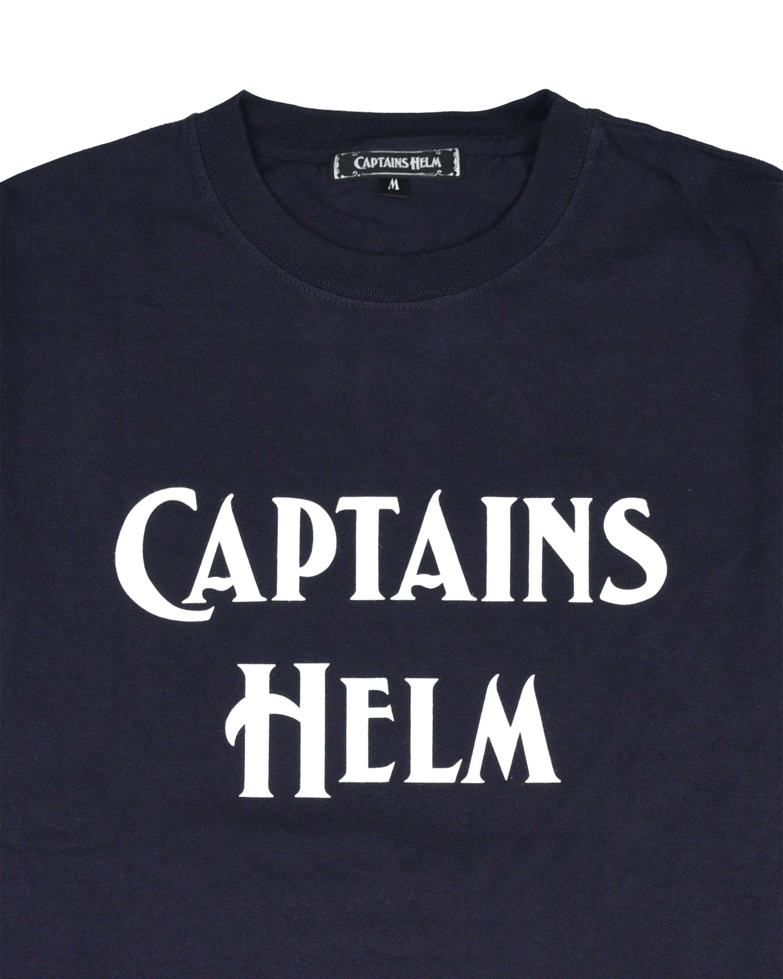 CLASSIC LOGO LS TEE (NAVY) / ロゴ プリント ロンT