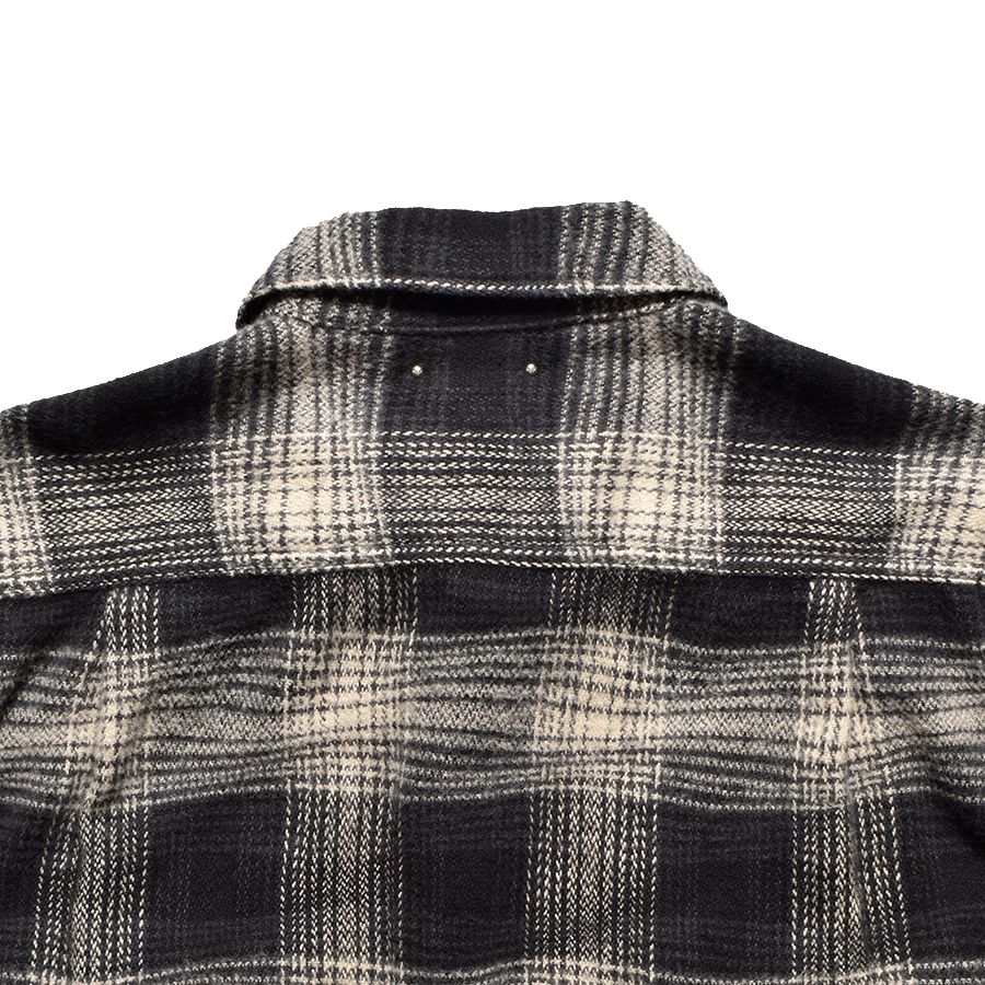 MINEDENIM - Distortion Ombre Check Flannel Over SH (WPT