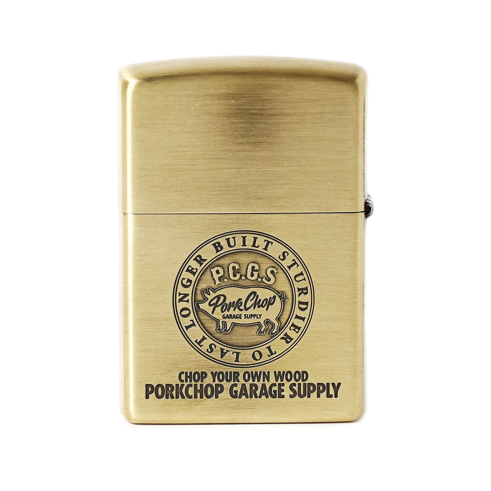 PORKCHOP - BRASS PORK ZIPPO (GOLD) / ポークジッポー | LOOPHOLE